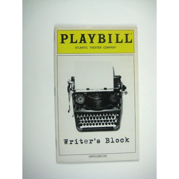Writers Block Playbill June 2003 Woody Allen Kate Blumberg Bebe Neuwirth Burns - Picture 1 of 7